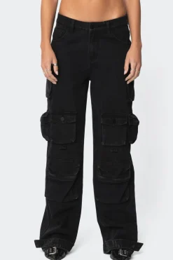Oversized Boyfriend Cargo Jeans