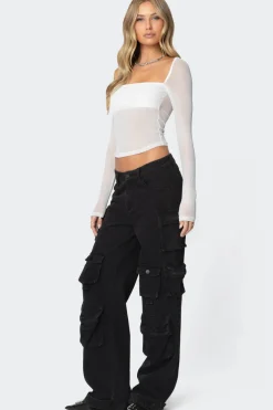Oversized Boyfriend Cargo Jeans