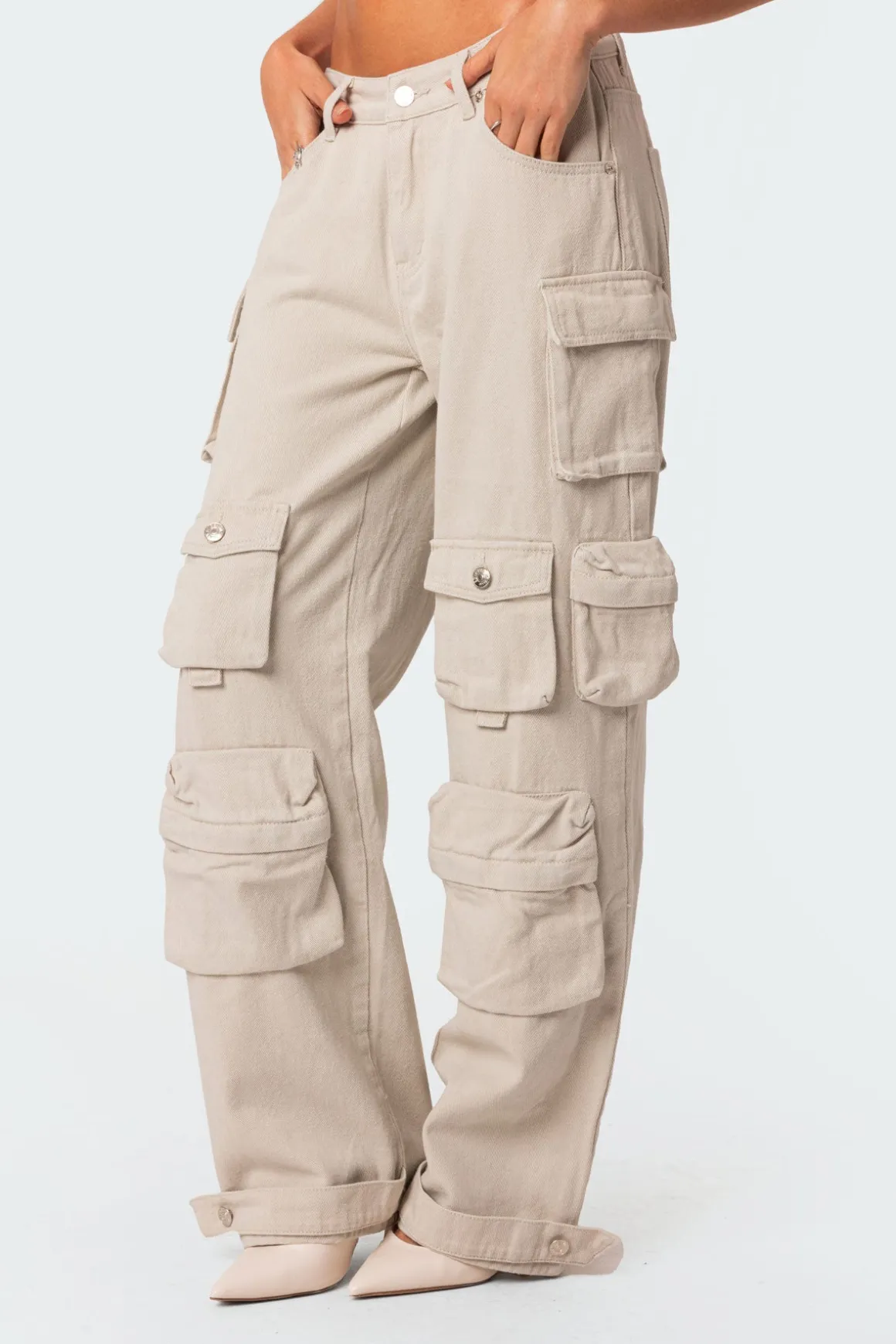 Oversized Boyfriend Cargo Jeans