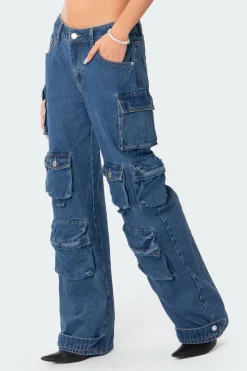 Oversized Boyfriend Cargo Jeans