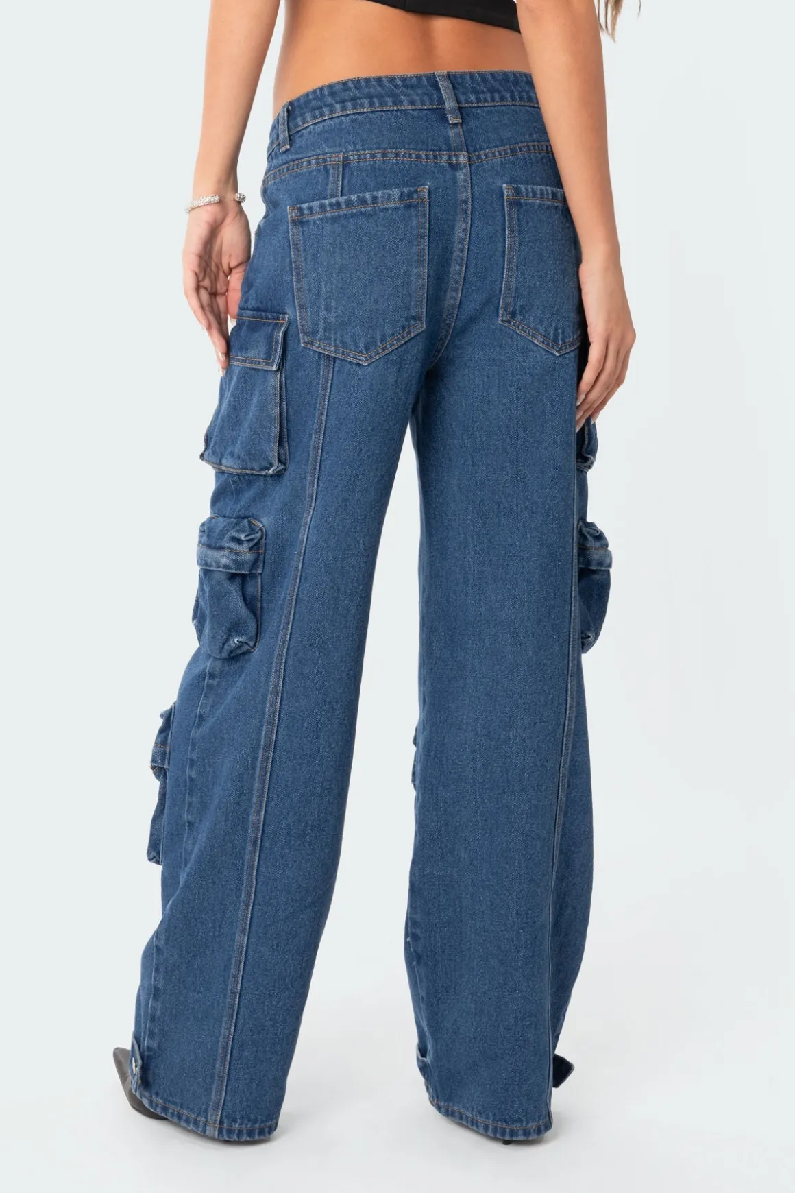 Oversized Boyfriend Cargo Jeans