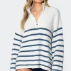 Oversized Quarter Zip Sweater