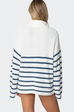 Oversized Quarter Zip Sweater