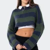 Ozzy Cropped Knitted Sweater