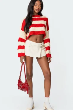 Ozzy Cropped Knitted Sweater