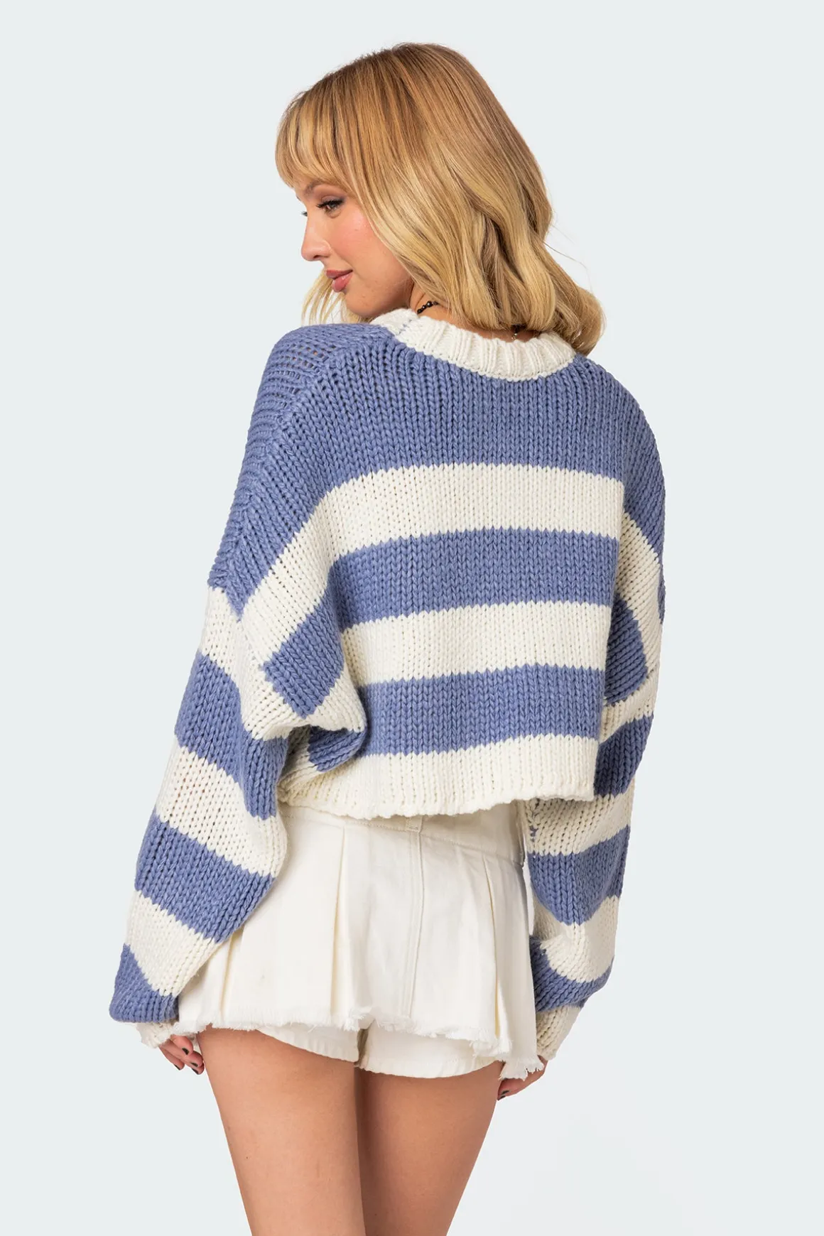 Ozzy Cropped Knitted Sweater