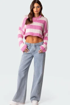 Ozzy Cropped Knitted Sweater