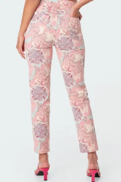 Paisley Wash Mom Jeans