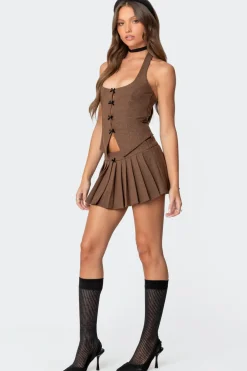 Palmer Plaid Pleated Mini Skort