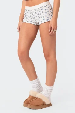 Pamper Waffle Micro Shorts