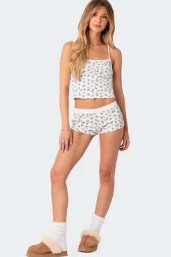 Pamper Waffle Tank Top