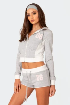 Pat Zip Up Hoodie