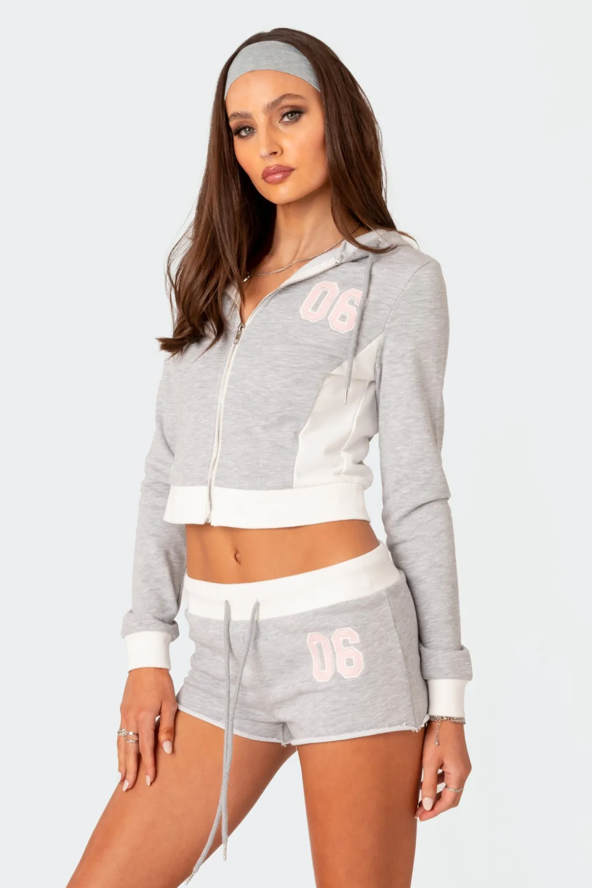 Pat Zip Up Hoodie