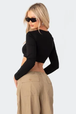 Patricia Open-Ring Top