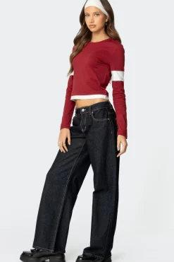 Paula Layered Long Sleeve T Shirt