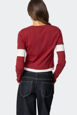 Paula Layered Long Sleeve T Shirt