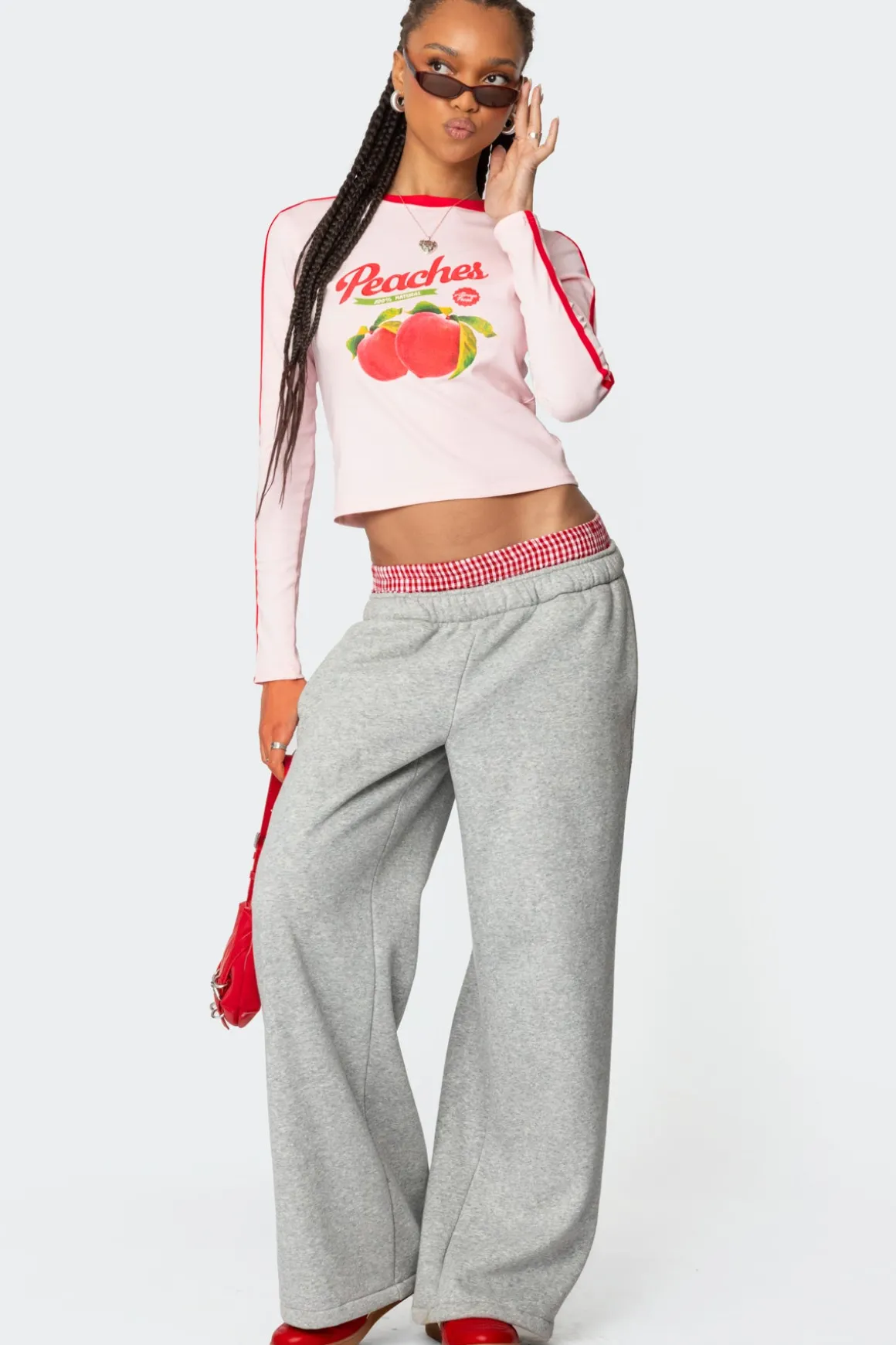 Peachy Long Sleeve T Shirt