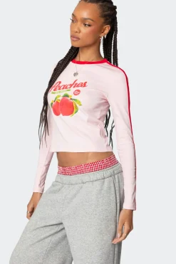 Peachy Long Sleeve T Shirt