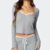 Peekaboo Lace Long Sleeve Top