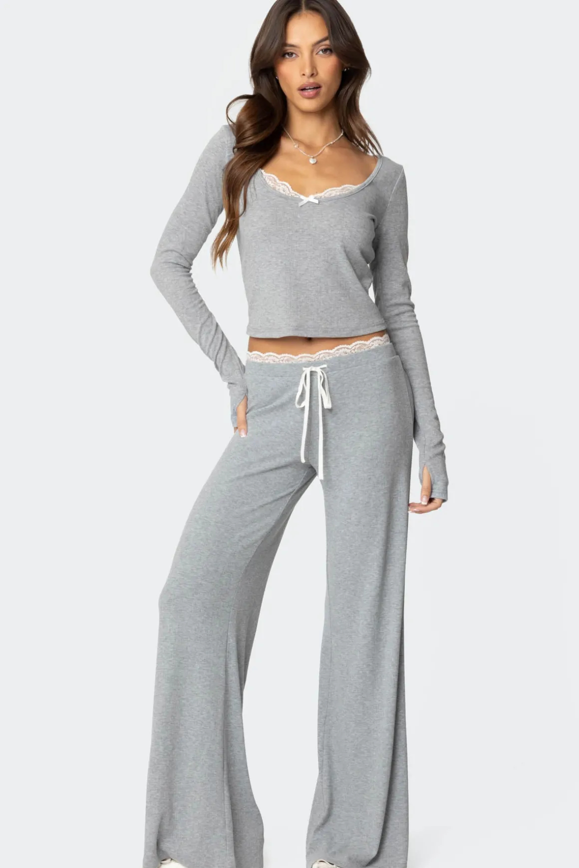 Peekaboo Lace Pants