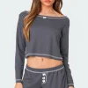 Peoni Stitch Waffle Top