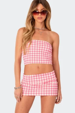 Pepita Tube Top