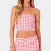 Pepita Tube Top