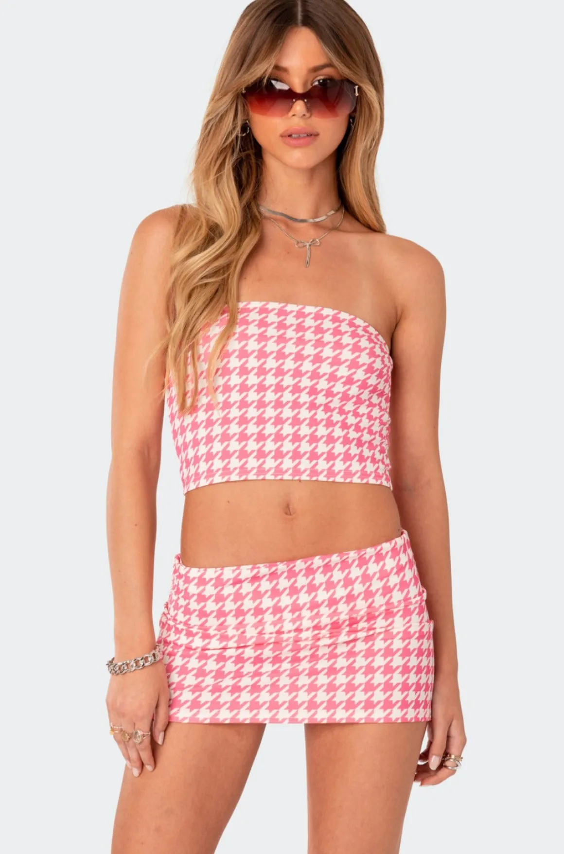 Pepita Tube Top
