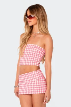 Pepita Tube Top