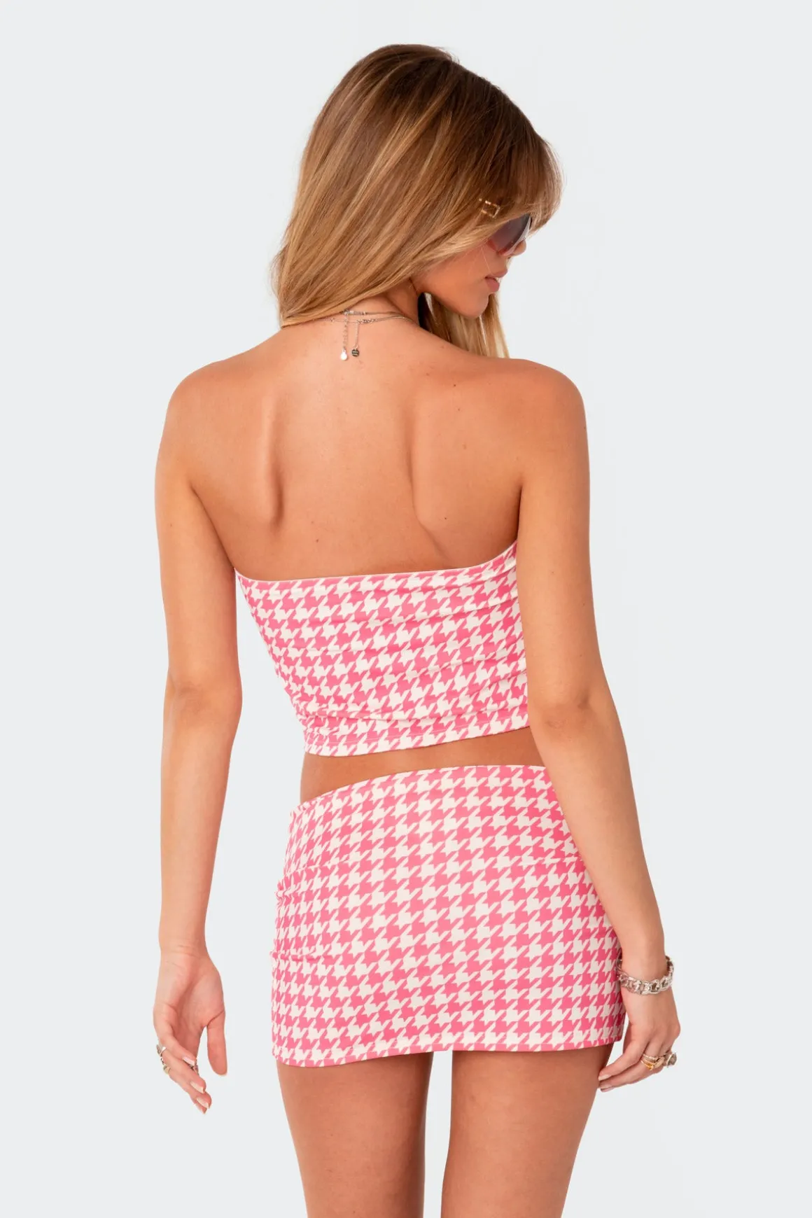 Pepita Tube Top
