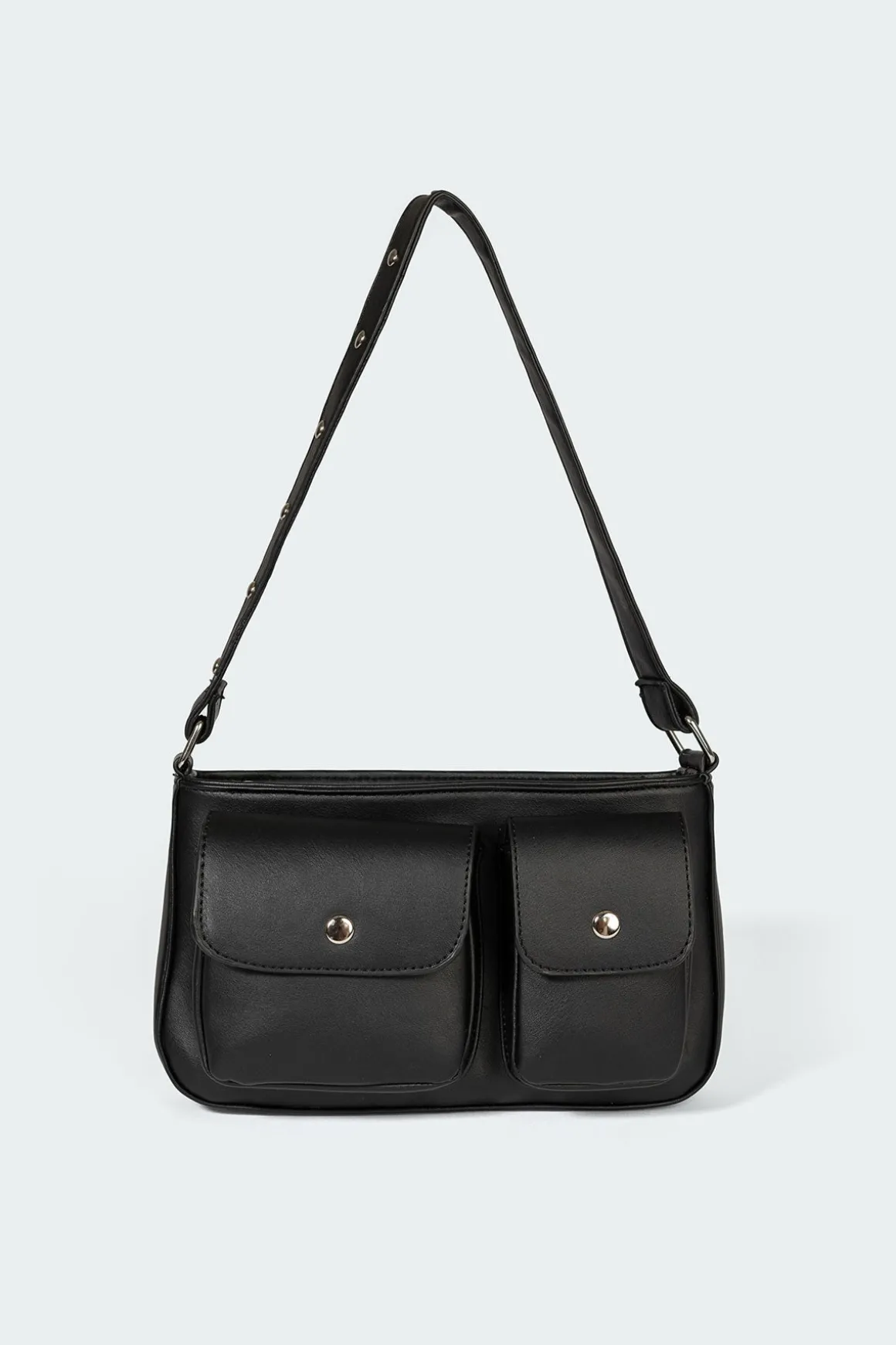 Perfect Fit Faux Leather Shoulder Bag
