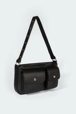Perfect Fit Faux Leather Shoulder Bag