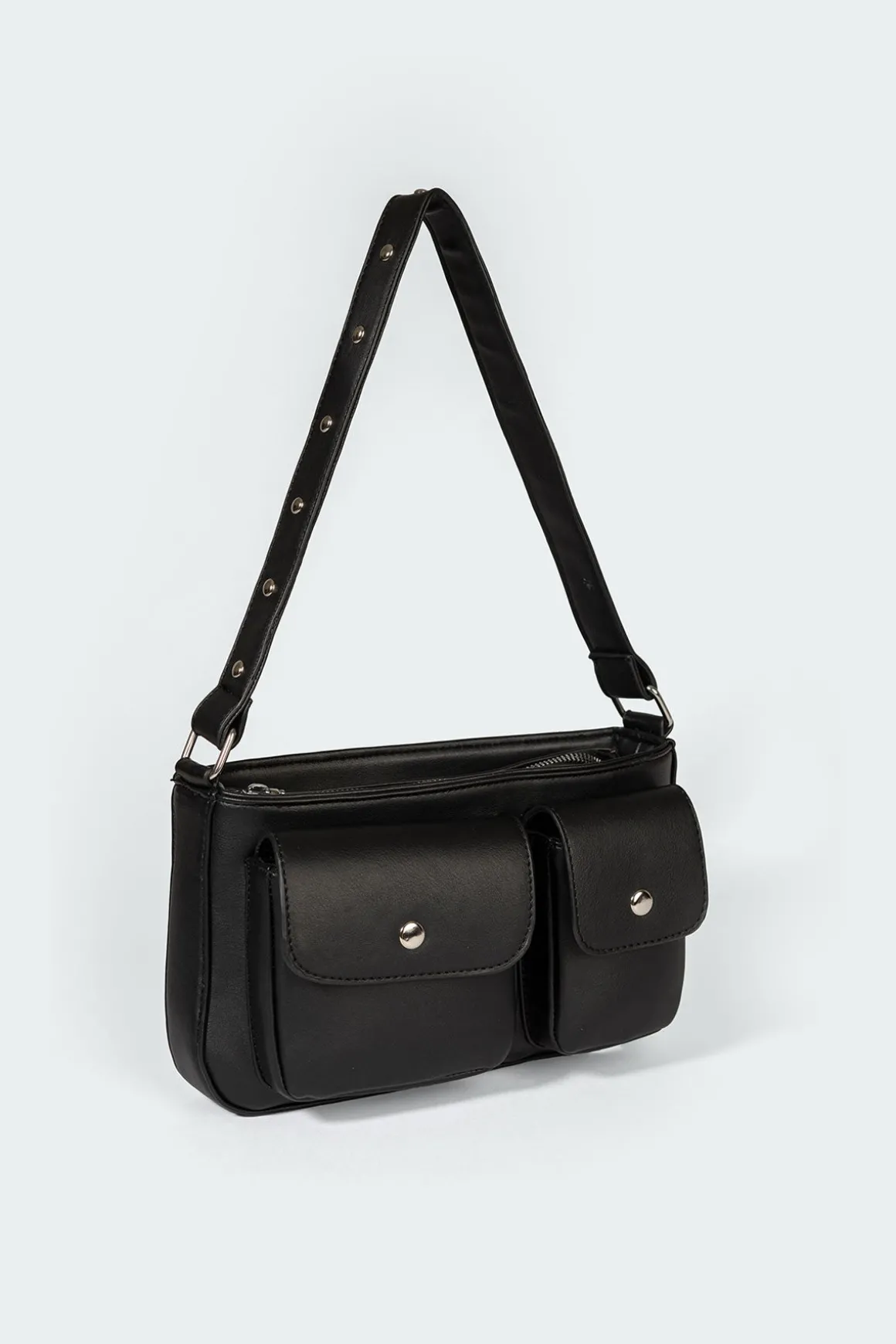 Perfect Fit Faux Leather Shoulder Bag