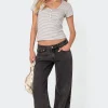 Petite Raelynn Washed Low Rise Jeans