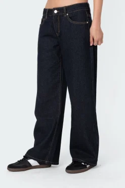 Petite Raelynn Washed Low Rise Jeans
