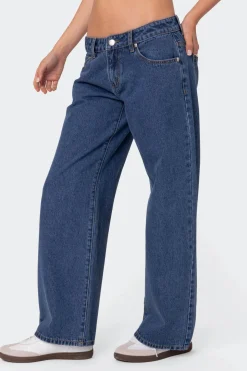 Petite Raelynn Washed Low Rise Jeans