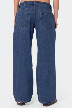 Petite Raelynn Washed Low Rise Jeans
