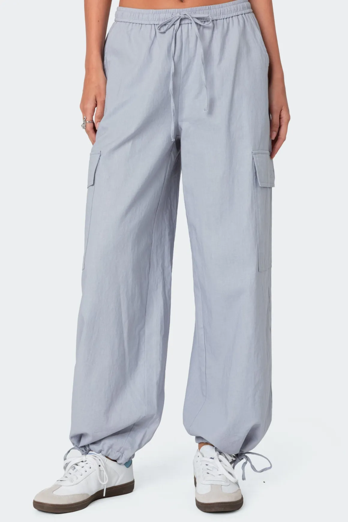 Phoenix Linen Look Cargo Pants