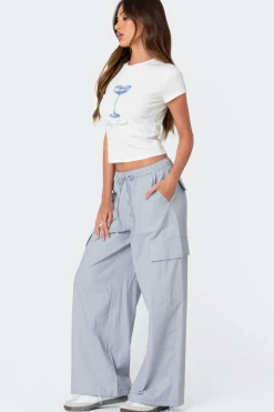 Phoenix Linen Look Cargo Pants
