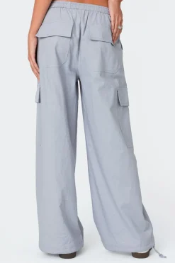 Phoenix Linen Look Cargo Pants