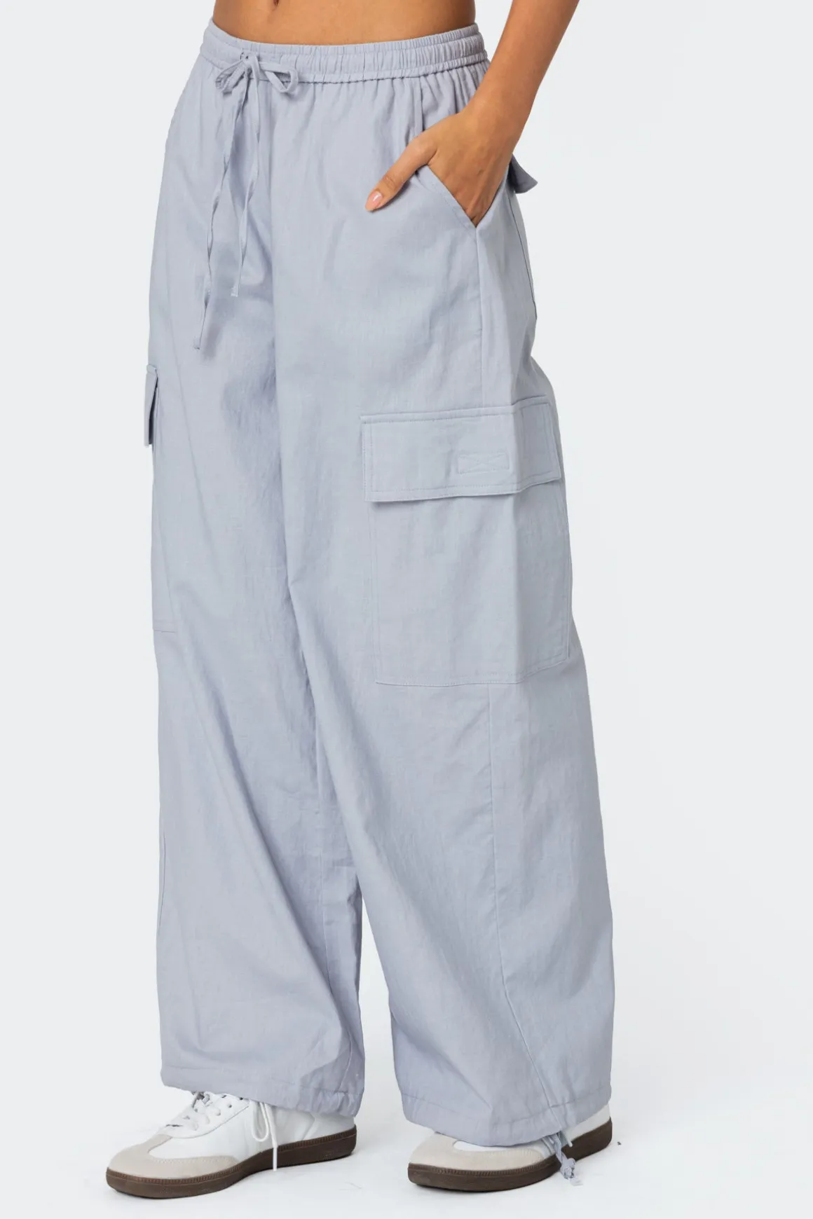 Phoenix Linen Look Cargo Pants