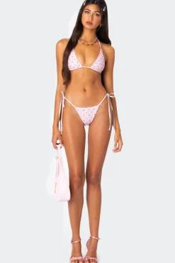 Picnic Triangle Bikini Top
