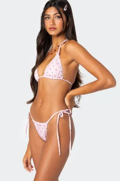 Picnic Triangle Bikini Top