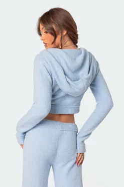 Plush Super Soft Hooded Cardigan