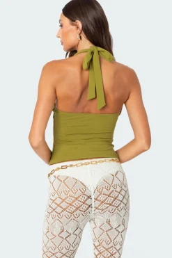 Poet Cinched Halter Top