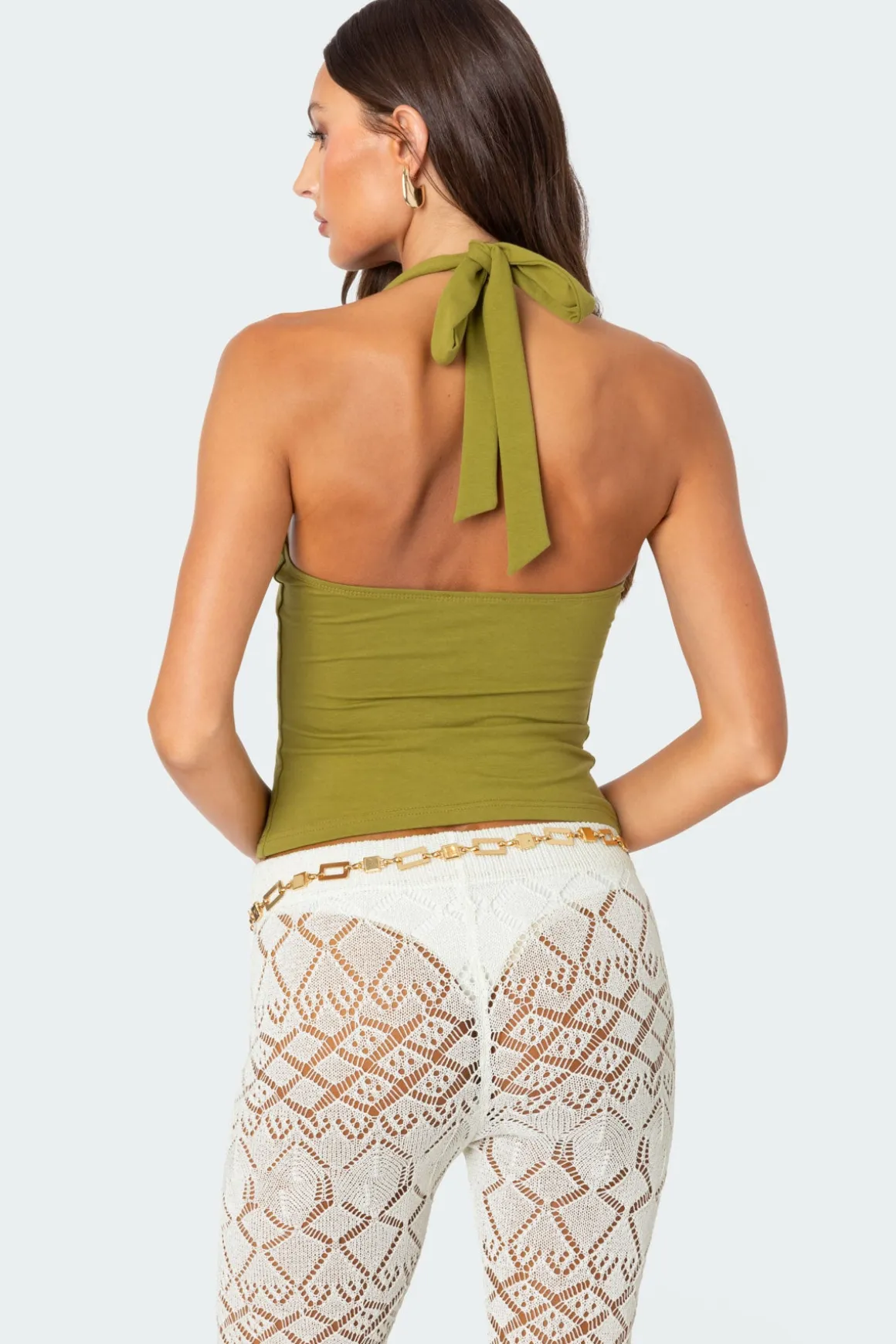 Poet Cinched Halter Top