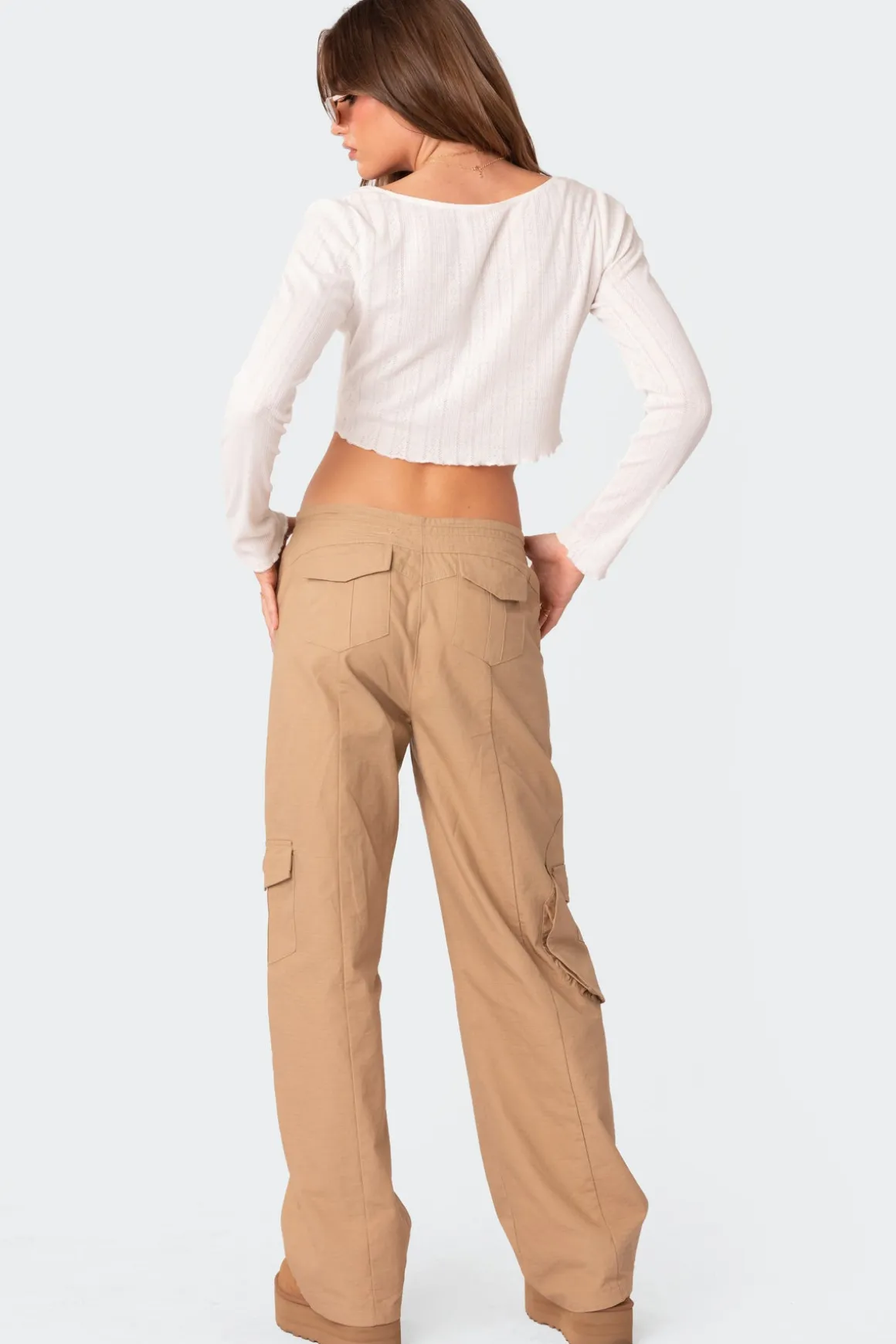 Pointelle Crop Top