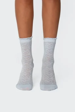 Pointelle Socks
