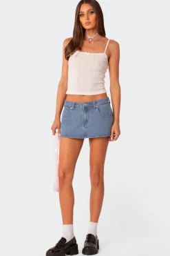 Pointelle Tank Top