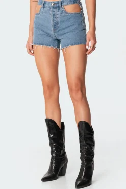 Polly Pocketless Denim Shorts